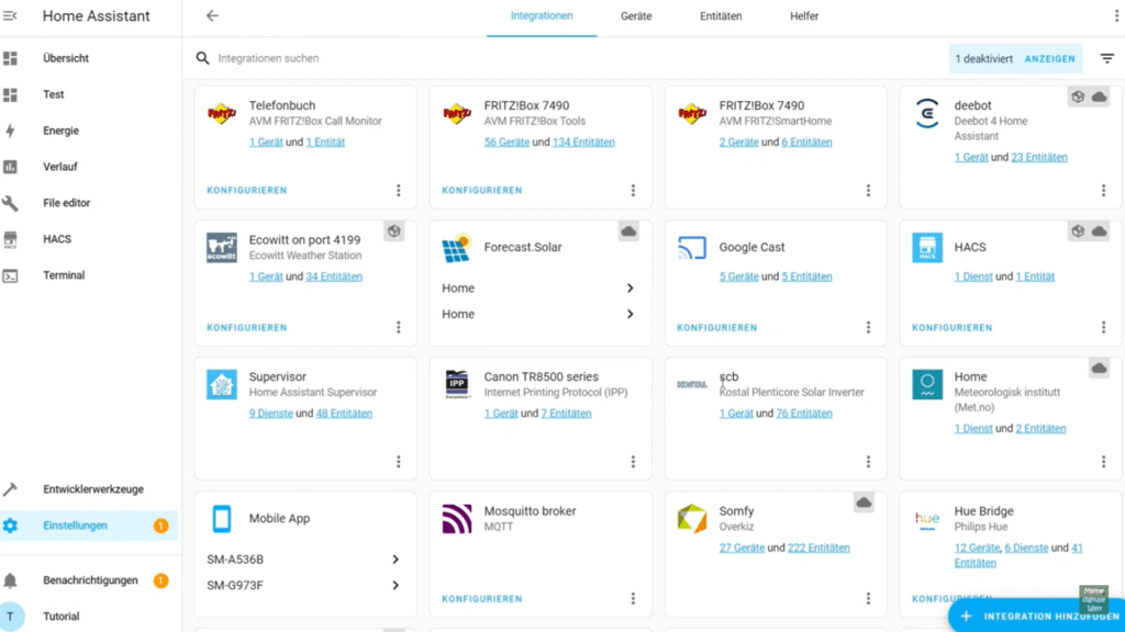 Kostal Wechselrichter und Solar Forecast
