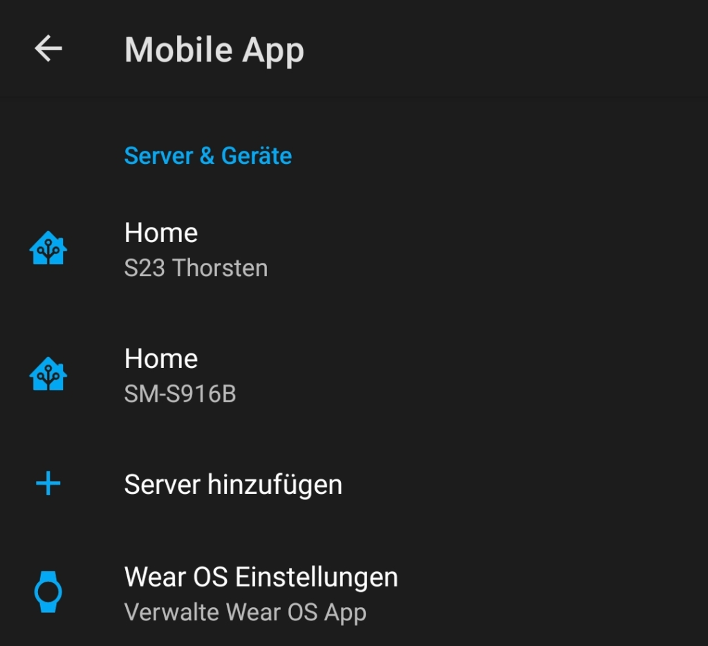 Server hinzufügen
