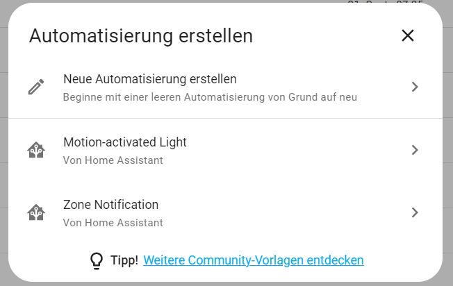 Automatisierung erstellen