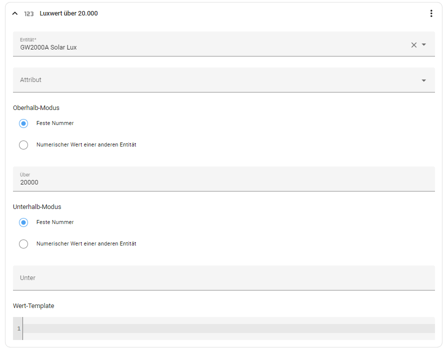 Luxwert über 20.000