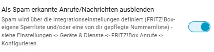 Fritz!Box Anrufe Spam